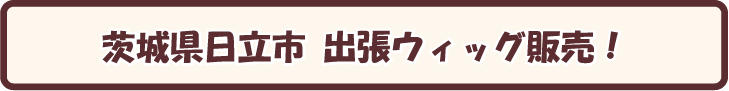 出張人毛ウィッグ販売バナー
